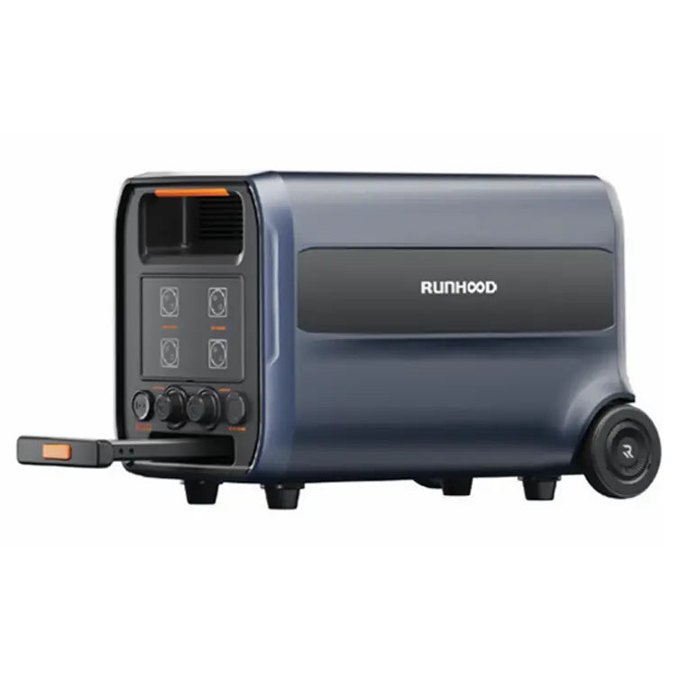 2400W | 3 IN 1 Balkonkraftwerk | Powerstation | PV-Speicher | Home-Backup | RUNHOOD F2400 mit 2400Wh Runhood