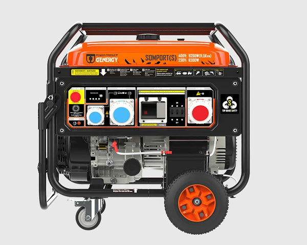 Benzin Stromerzeuger 9200W 230/400V SVR GENERGY Somport-S IP67 Kipor.org