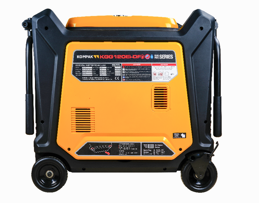 16 kVA 400 V Gas & Benzin KGG120Ei-DF Inverter Stromaggregat Kompak