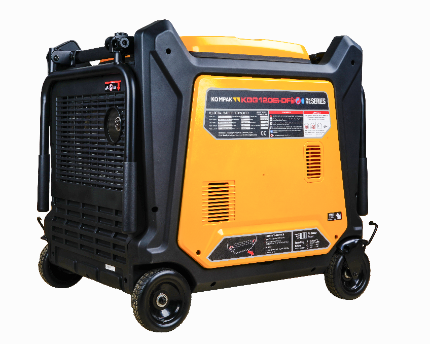 16 kVA 400 V Gas & Benzin KGG120Ei-DF Inverter Stromaggregat Kompak