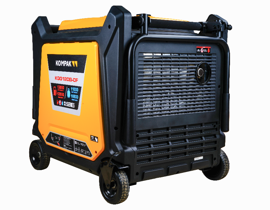 16 kVA 400 V Gas & Benzin KGG120Ei-DF Inverter Stromaggregat Kompak