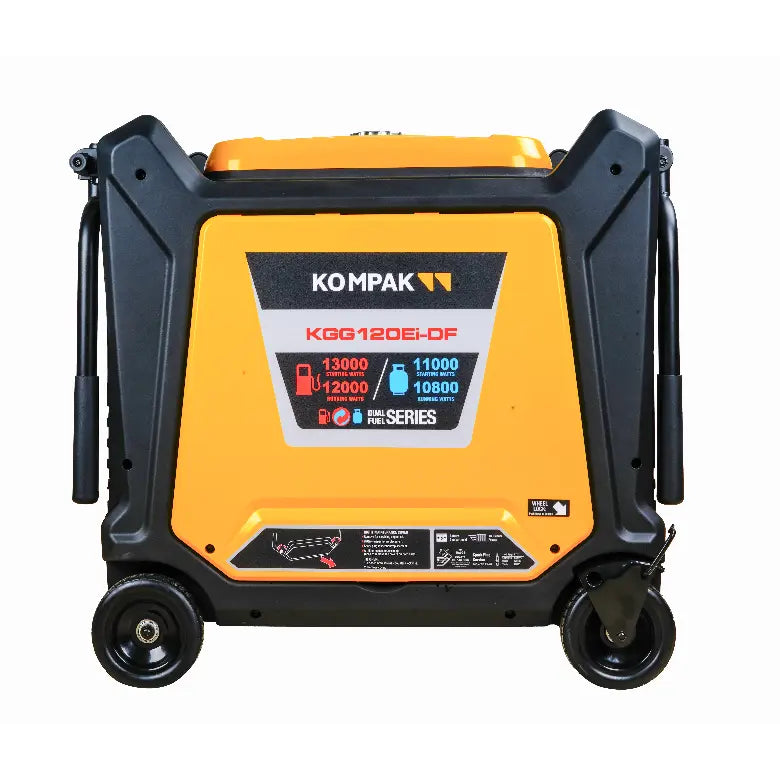 16 kVA 400 V Gas & Benzin KGG120Ei-DF Inverter Stromaggregat Kompak Kompak