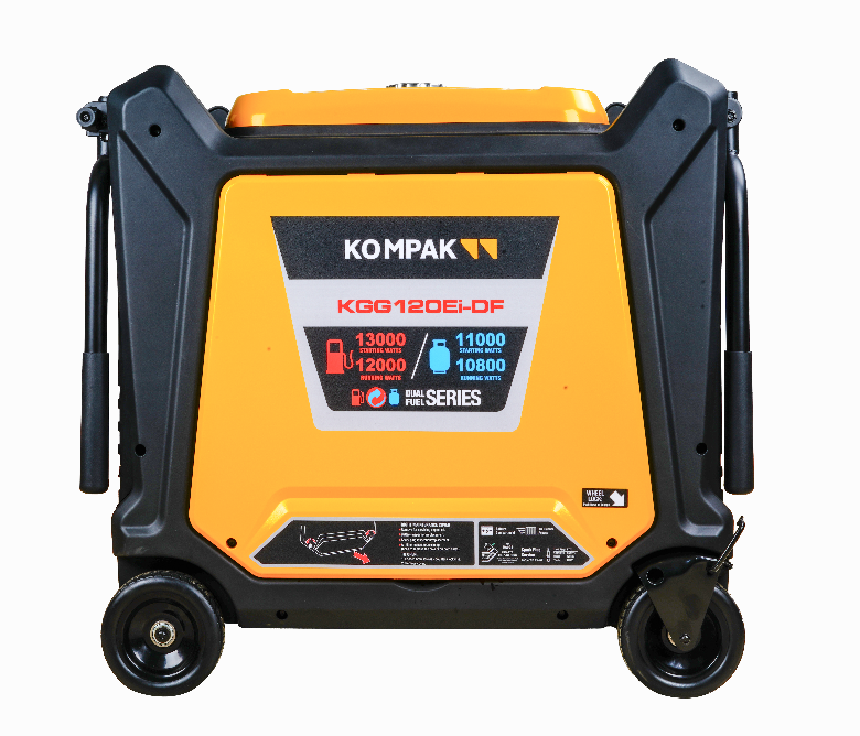 16 kVA 400 V Gas & Benzin KGG120Ei-DF Inverter Stromaggregat Kompak