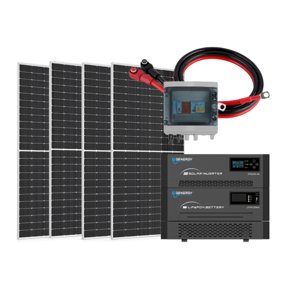 Solarset Inselanlage 5200 Watt / 5120 Wh Speicher GENERGY Inselanlage RIGEL