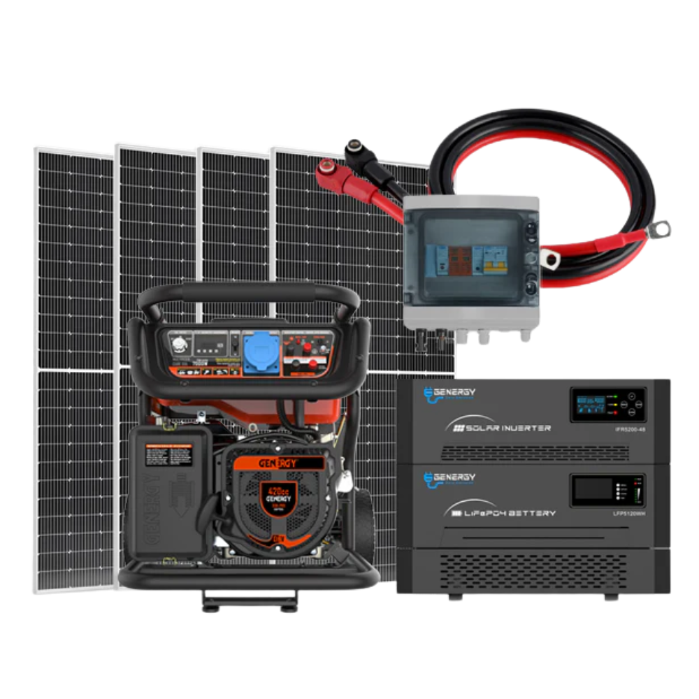 Solarset Inselanlage 5200 Watt / 5120 Wh Speicher GENERGY Inselanlage RIGEL BACKUP-A Genergy