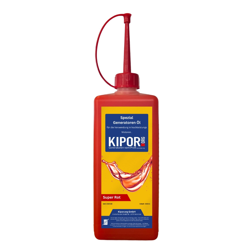 Spezial Generatoren Öl (Super Spezial Rot) (35,90€/L) Kipor.org
