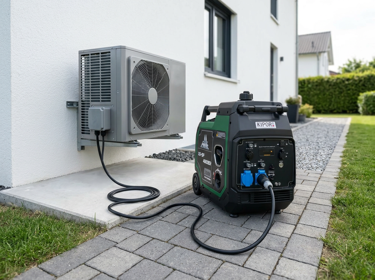 Stromerzeuger für die Wärmepumpe