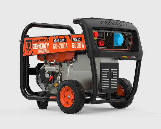 Schweißgenerator Benzin AVR 6500W mit E-Start / 60-200A - Genergy Timanfaya Genergy