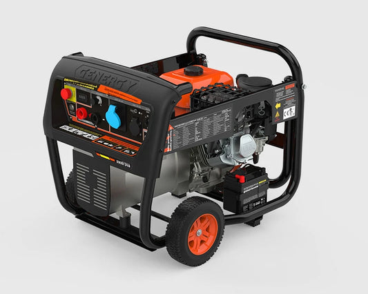 Schweißgenerator Benzin AVR 6500W mit E-Start / 60-200A - Genergy Timanfaya Genergy