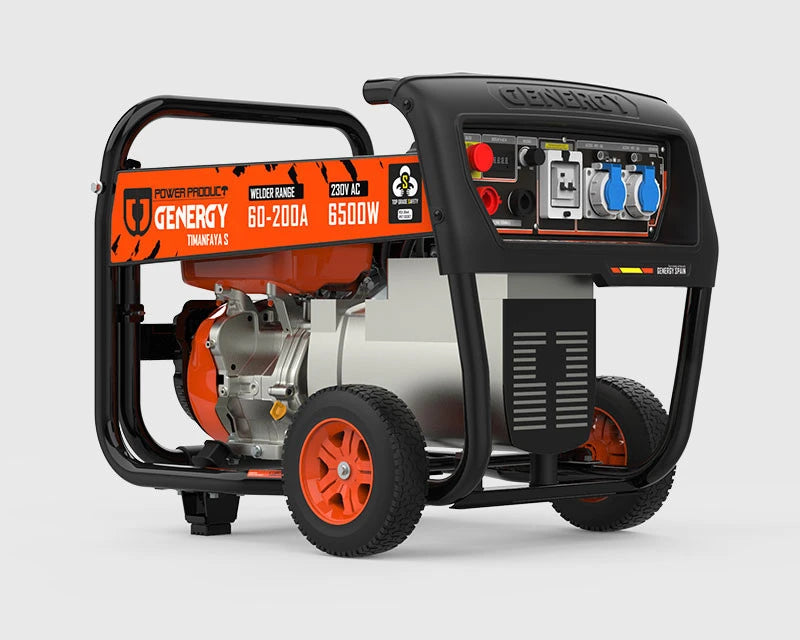 Schweißgenerator Benzin AVR 6500W / 60-200A - Genergy Timanfaya-S IP67