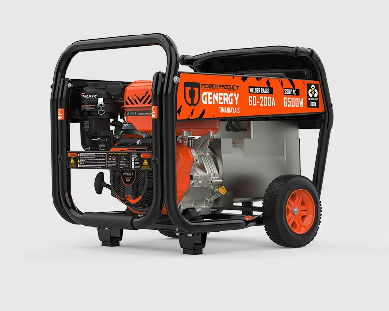 Schweißgenerator Benzin AVR 6500W / 60-200A - Genergy Timanfaya-S IP67