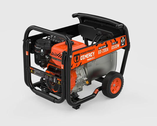 Schweißgenerator Benzin AVR 6500W / 60-200A - Genergy Timanfaya-S IP67