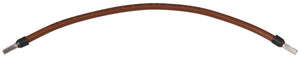 Verdrahtungsbrücke 6 mm² braun 185 mm beidseitig mit 11 mm isolierter Aderendhülse JÄGER