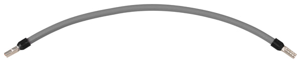 Verdrahtungsbrücke 6 mm² grau 185 mm beidseitig mit 11 mm isolierter Aderendhülse