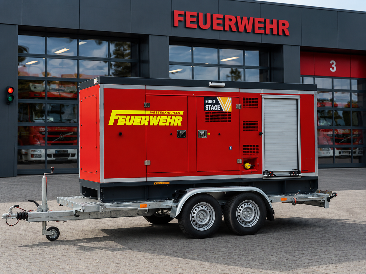 Feuerwehr Aggregat FME Y61 S5 - Stage V BOS, Feuerwehr, THW, DIN 14684 Kipor.org