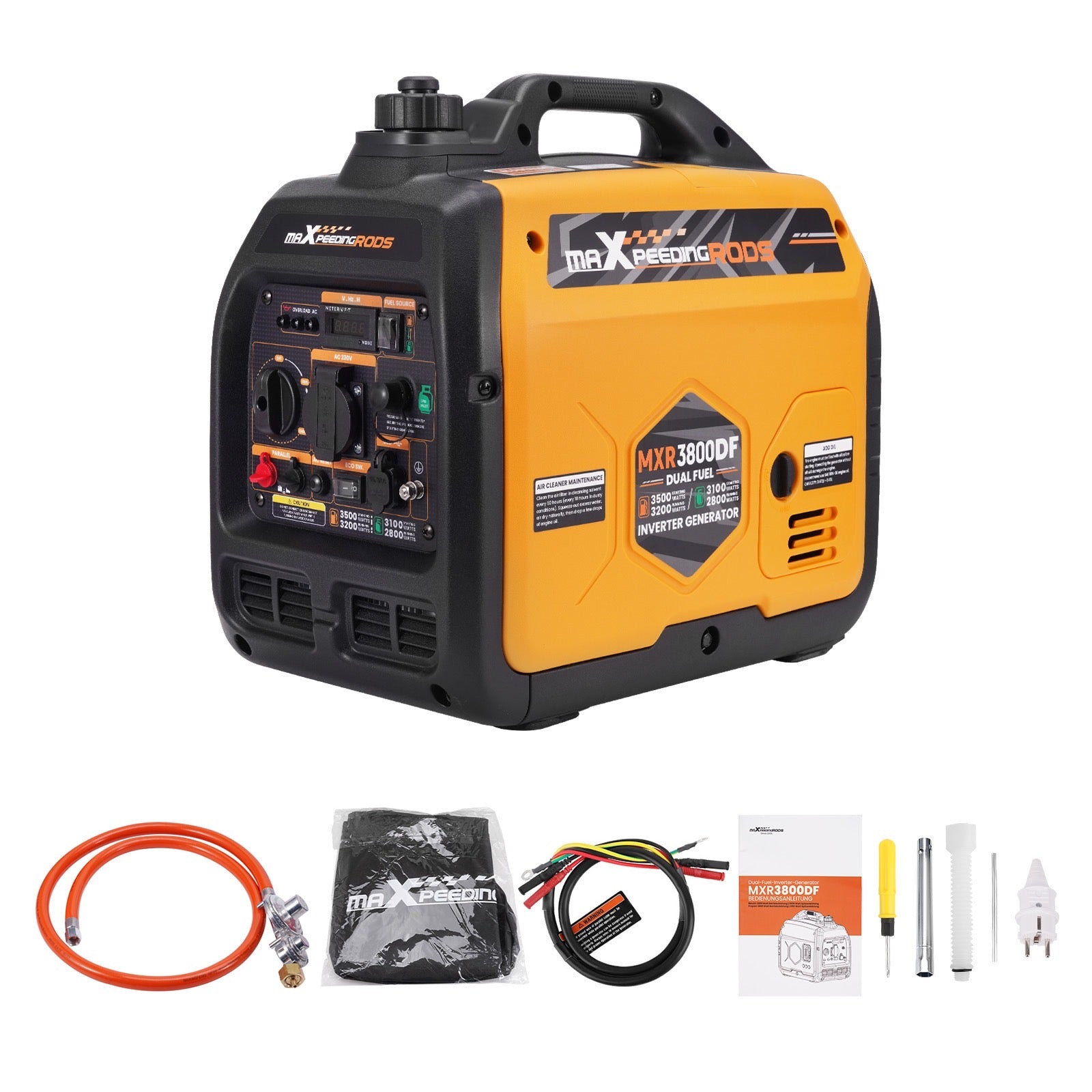 3500W DualFuel Inverter Stromerzeuger maXpeedingrods MXR 3800DF maXpeedingrods
