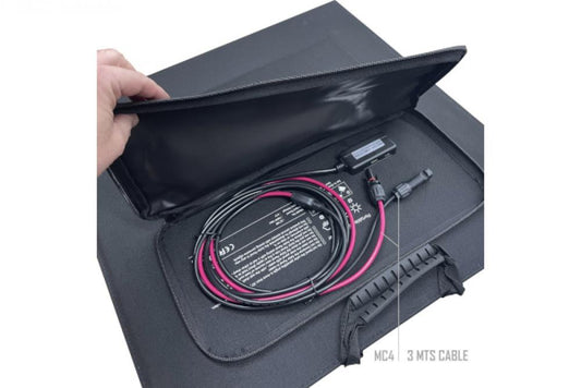 faltbares Solarpanel genergy GZE100 kabel