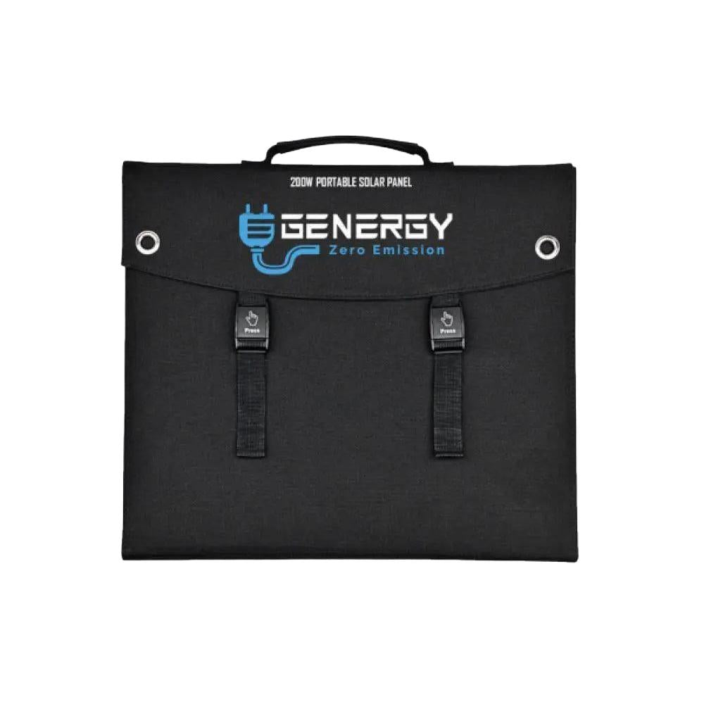 faltbares solarpanel genergy GZE200 bag
