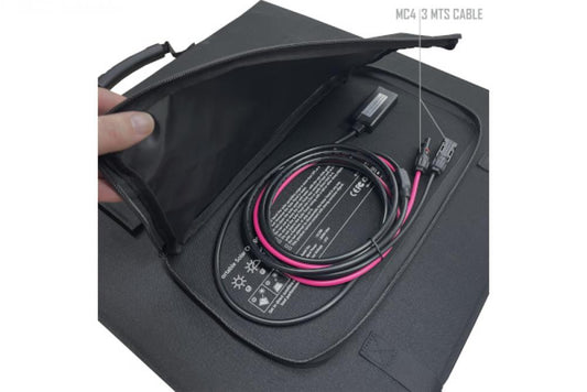 faltbares solarpanel genergy GZE200 cable