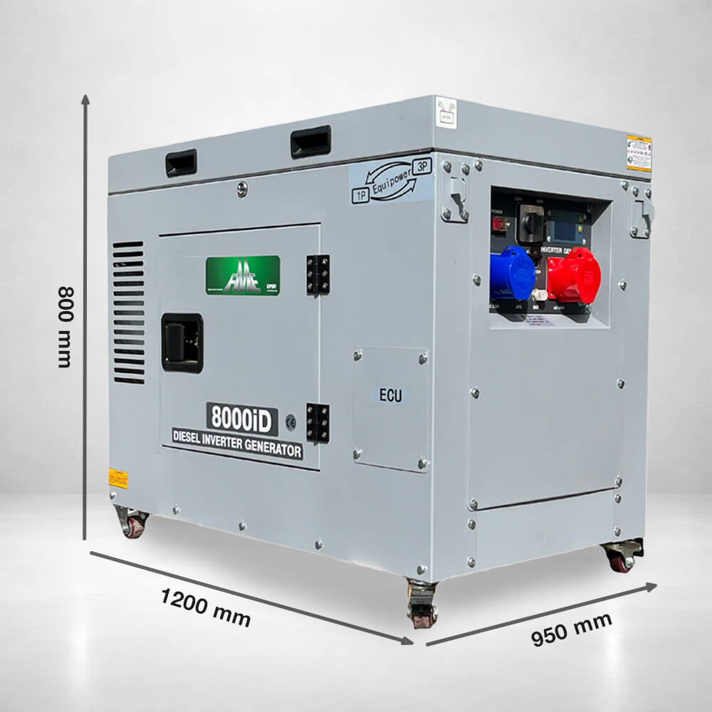 FME 8000iD 230V & 400V - 8000 Watt Diesel Inverter Generator mit integriertem ATS-Eingang (Jetzt Vorbestellen) FME