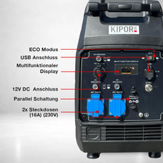 3800 Watt Benzin Inverter Stromerzeuger FME XG-SF 4000ER FME