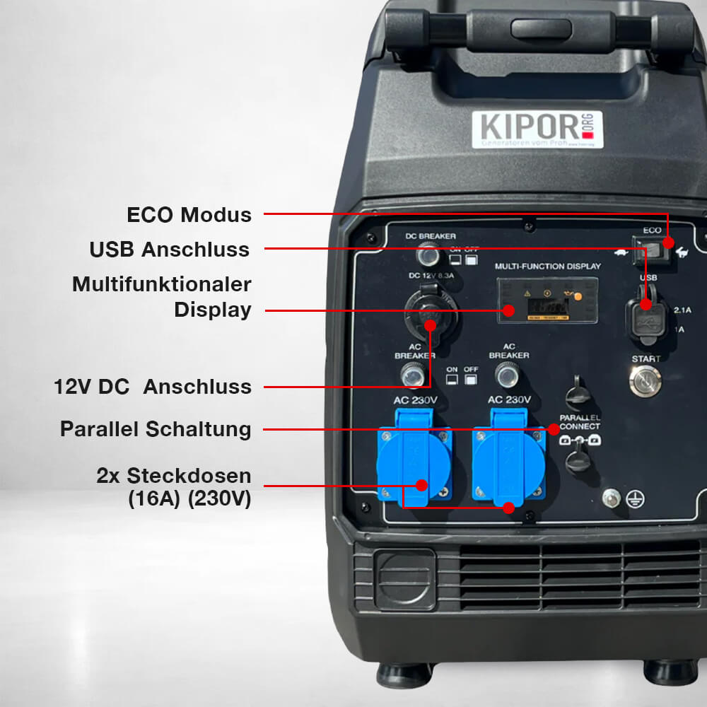 3800 Watt Benzin Inverter Stromerzeuger FME XG-SF 4000ER FME