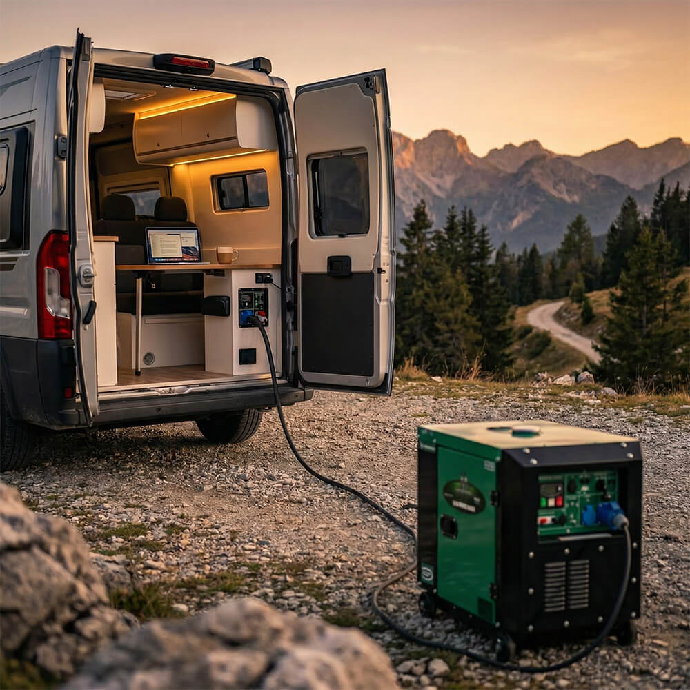 Stromerzeuger Diesel Inverter 5500 Watt FME XG-SF 5600D Carbon FME