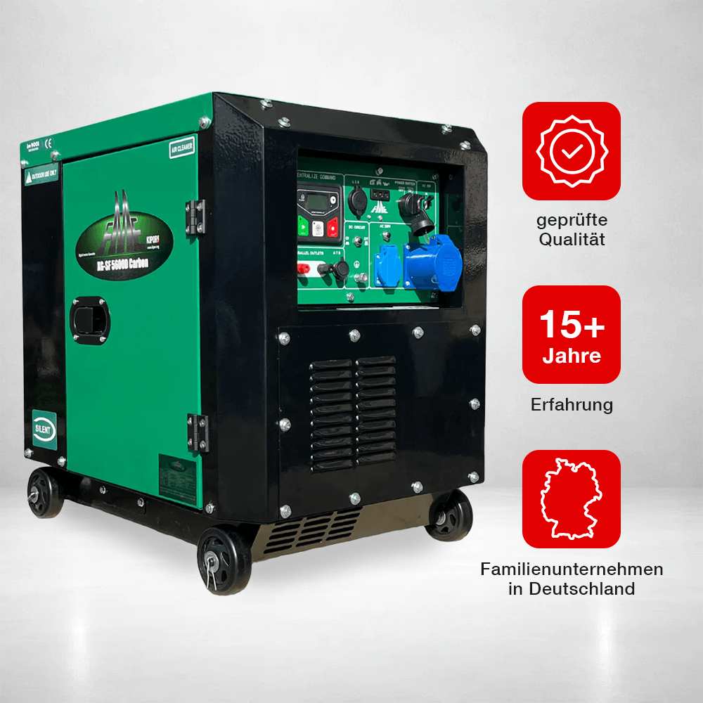 Stromerzeuger Diesel Inverter 5500 Watt FME XG-SF 5600D Carbon FME
