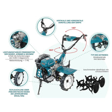 Benzin-Bodenhacke KS 7HP-1050G Könner & Söhnen