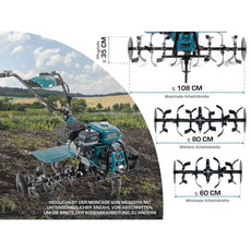 Benzin-Bodenhacke KS 7HP-1050G Könner & Söhnen