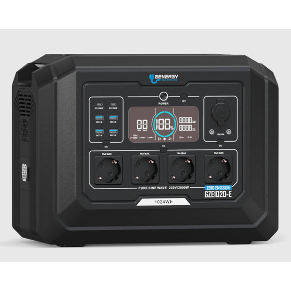 Powerstation 1024Wh - 4500W max. Output GENERGY GZE-1020-E Genergy