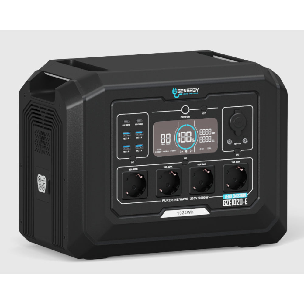 Powerstation 1024Wh - 4500W max. Output GENERGY GZE-1020-E Genergy