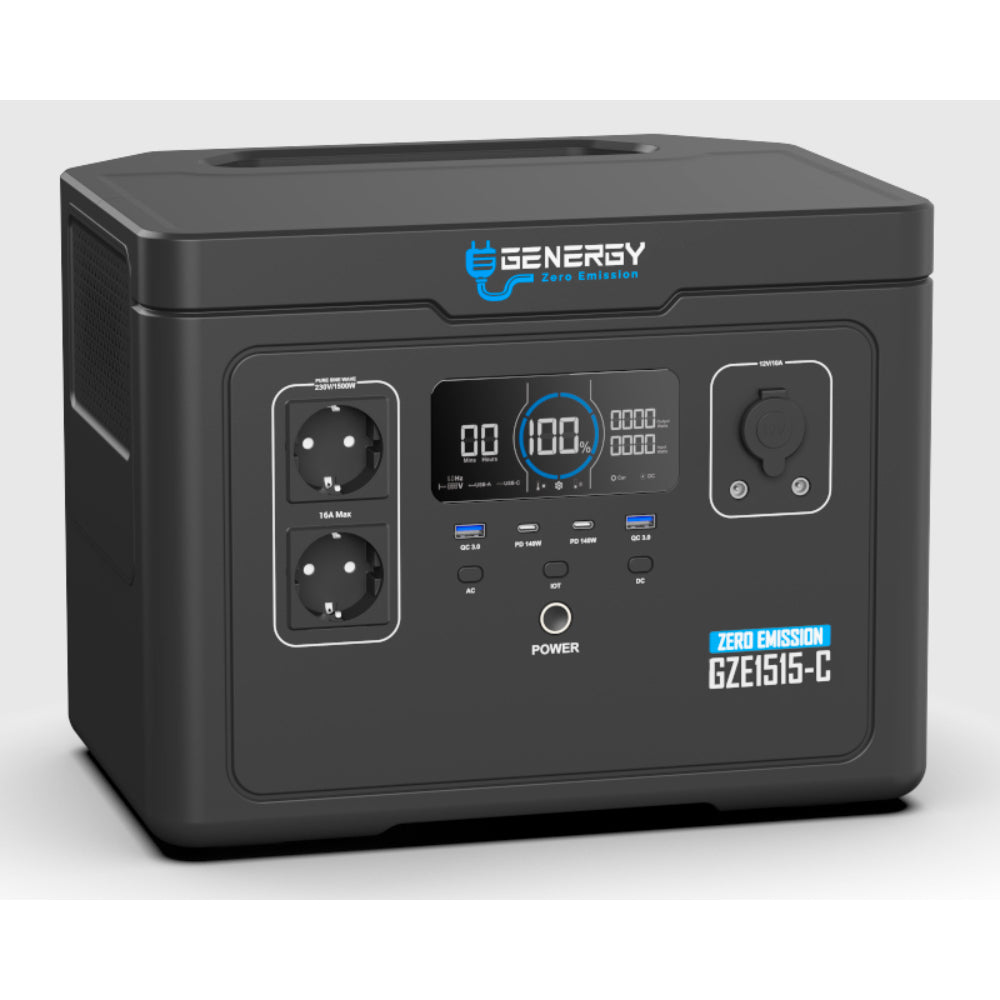 Powerstation 1488Wh - 3600W max. Output GENERGY GZE-1515-C Genergy