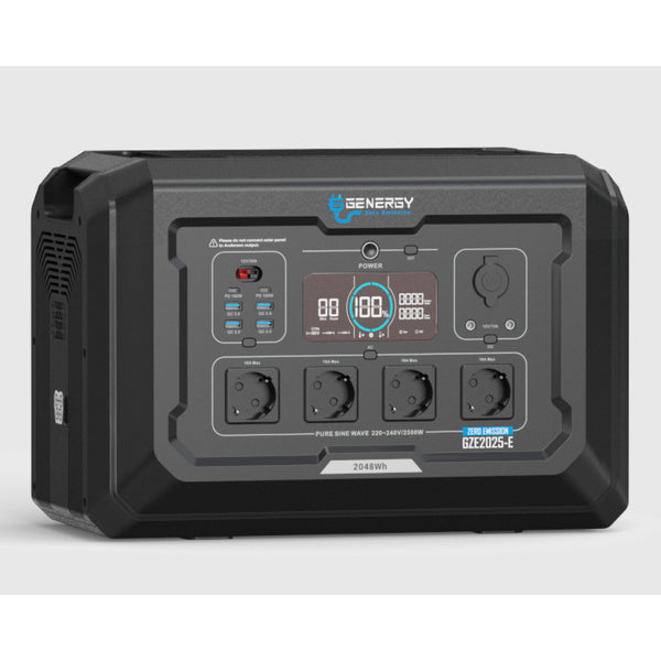 Powerstation 2048Wh - 5400W max. Output GENERGY GZE-2025-E Genergy