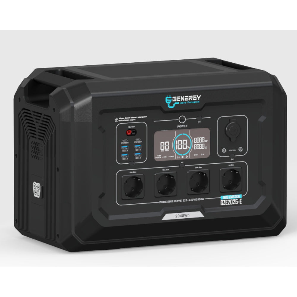 Powerstation 2048Wh - 5400W max. Output GENERGY GZE-2025-E Genergy