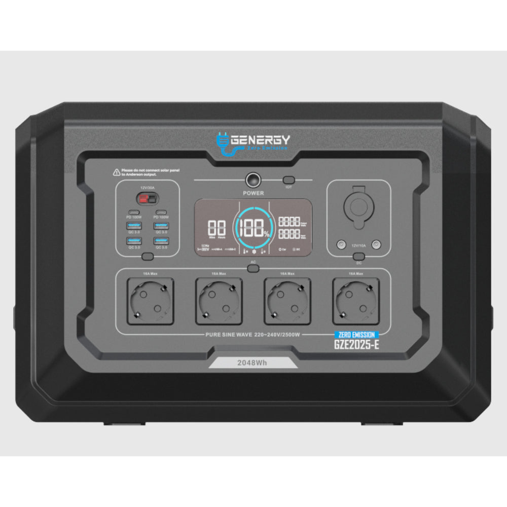 Powerstation 2048Wh - 5400W max. Output GENERGY GZE-2025-E Genergy