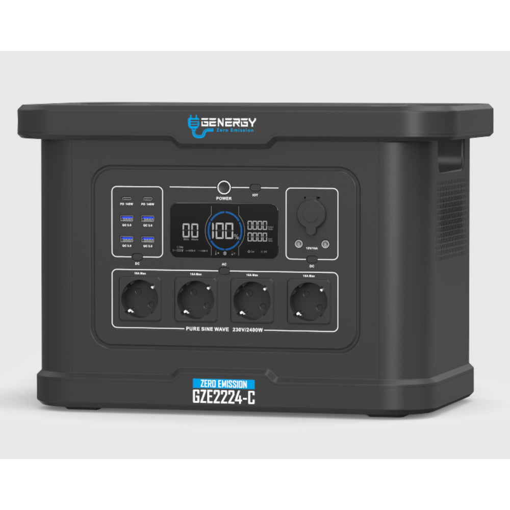 Powerstation 2232Wh - 4500W max. Output GENERGY GZE-2224-C Genergy