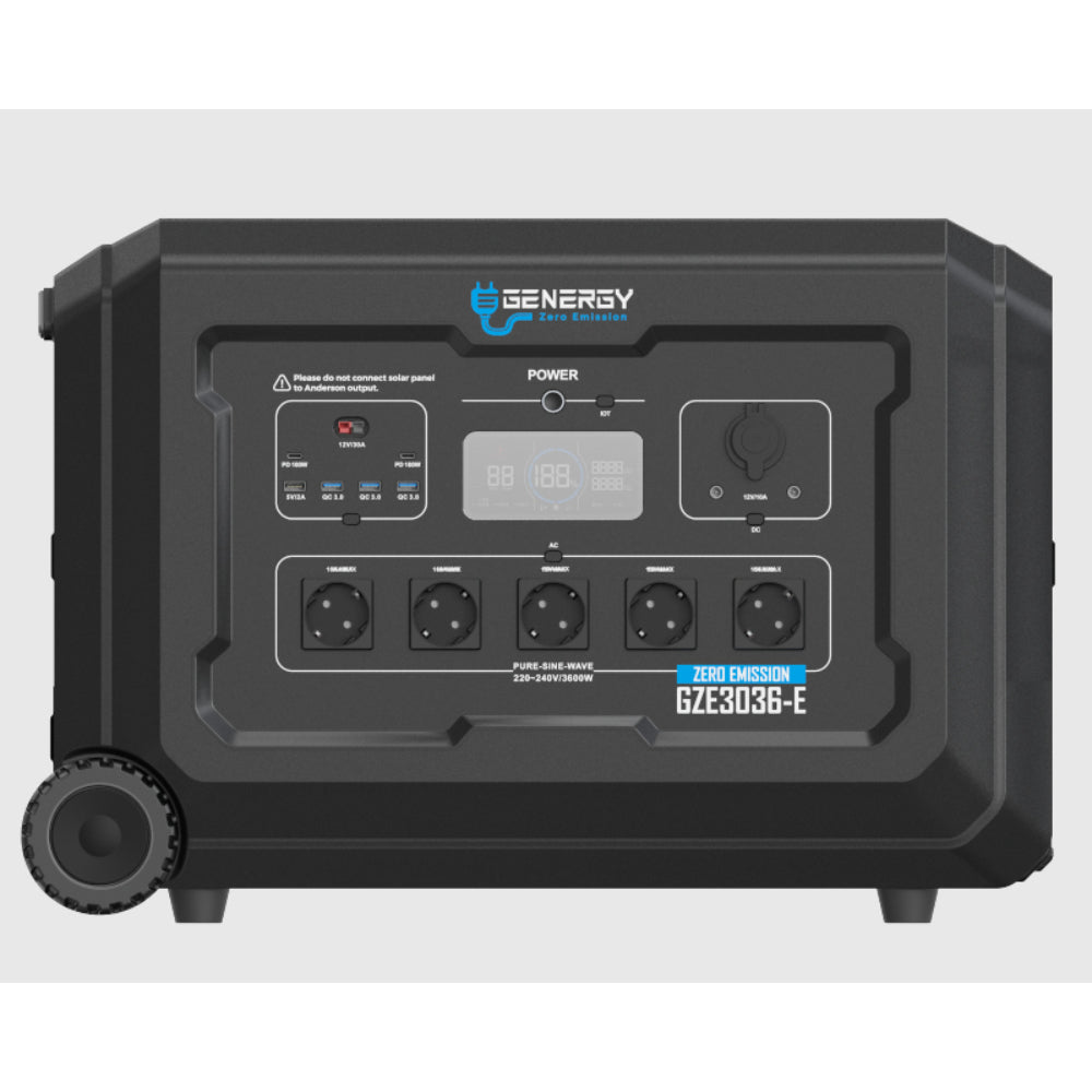 Powerstation 3072Wh - 7000W max. Output GENERGY GZE-3036-E Genergy
