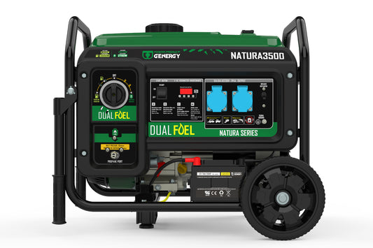 Dualfuel Stromerzeuger 3300W Genergy Natura 3500 SVR - Benzin & LPG