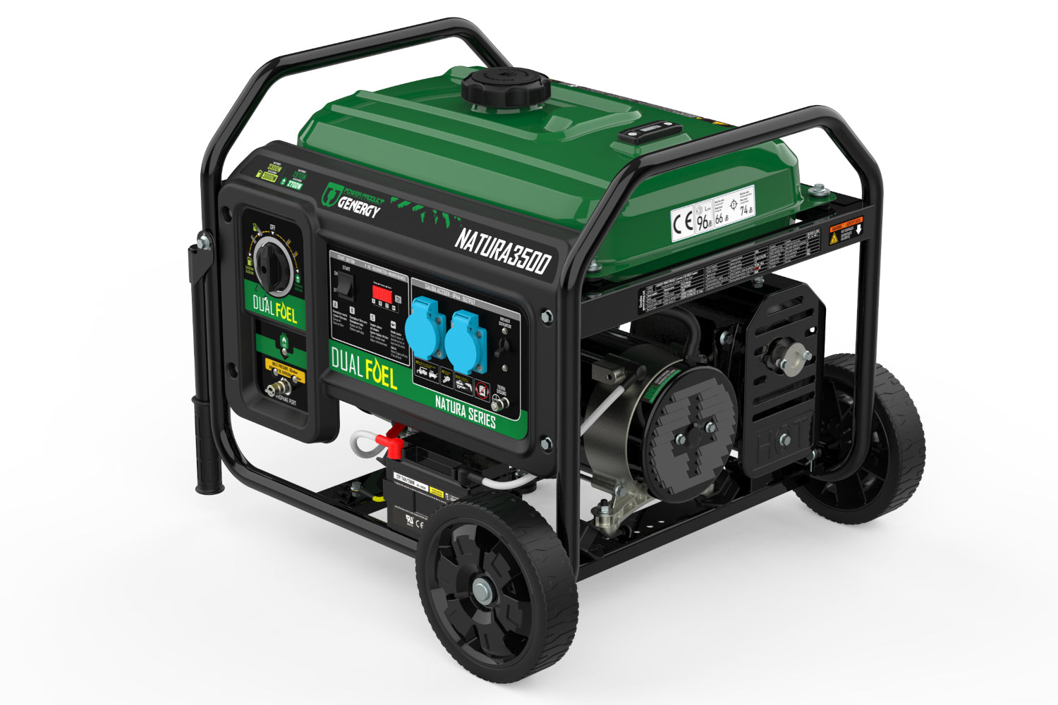 Dualfuel Stromerzeuger 3300W Genergy Natura 3500 SVR - Benzin & LPG