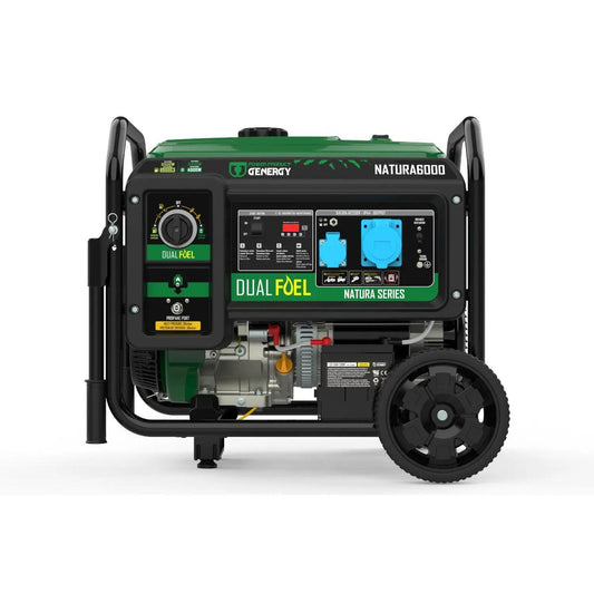 Dualfuel Stromerzeuger 5500W Genergy Natura 6000  SVR - Benzin & LPG Genergy