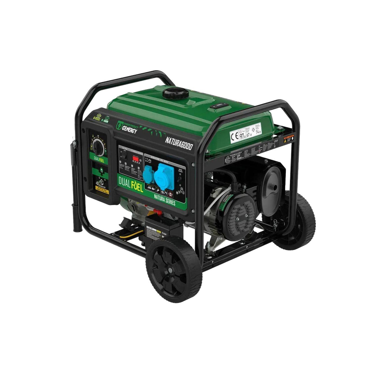 Dualfuel Stromerzeuger 5500W Genergy Natura 6000  SVR - Benzin & LPG Genergy
