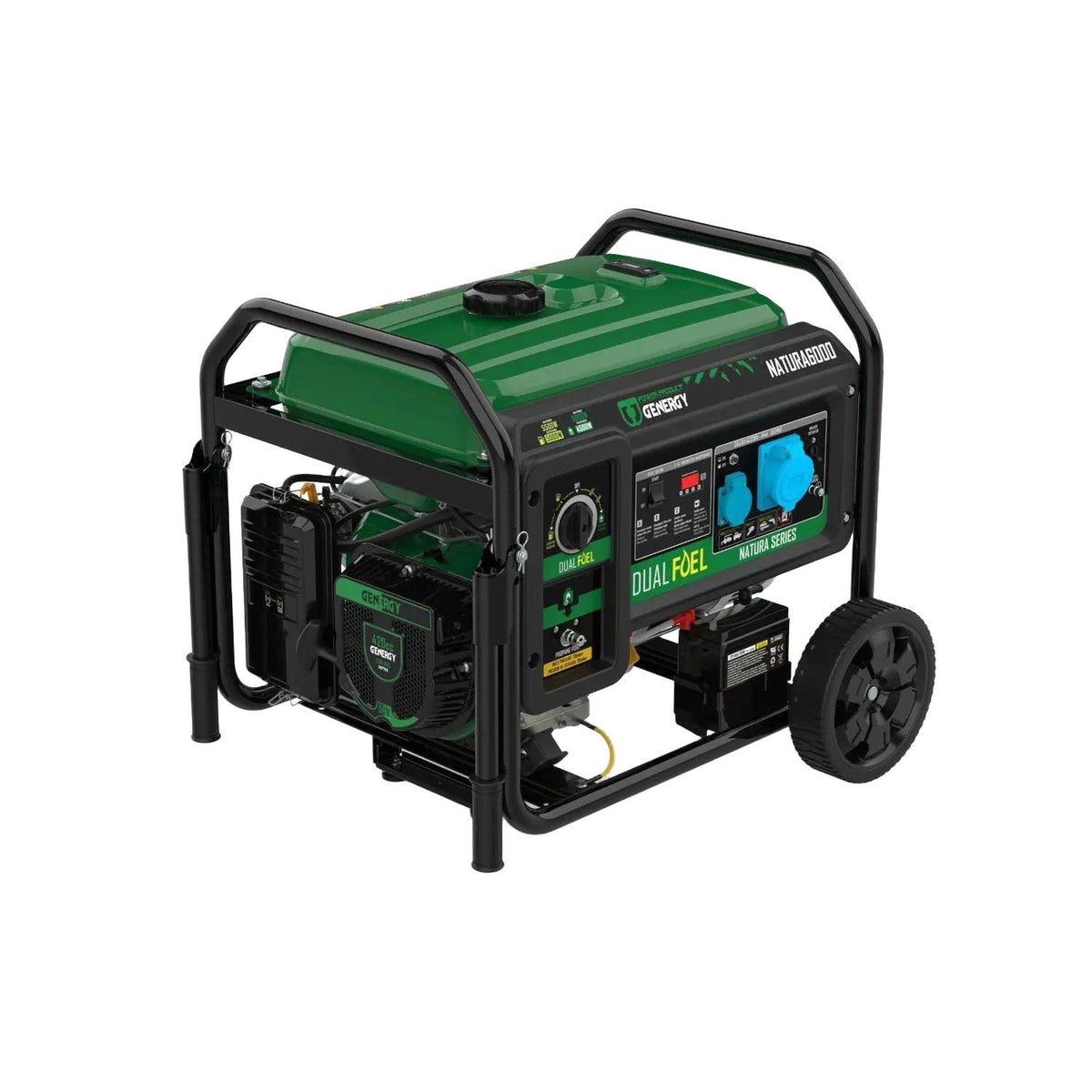 Dualfuel Stromerzeuger 5500W Genergy Natura 6000  SVR - Benzin & LPG Genergy