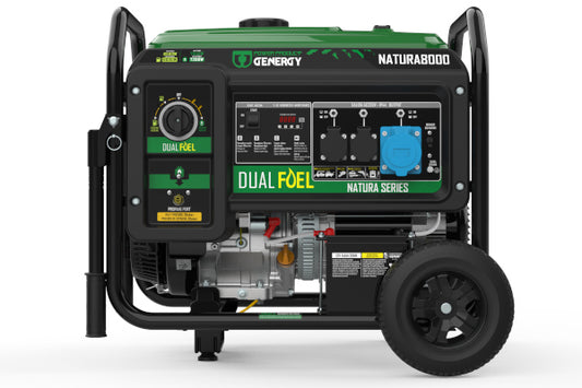Dualfuel Stromerzeuger 8500W Genergy Natura 8000  SVR - Benzin & LPG