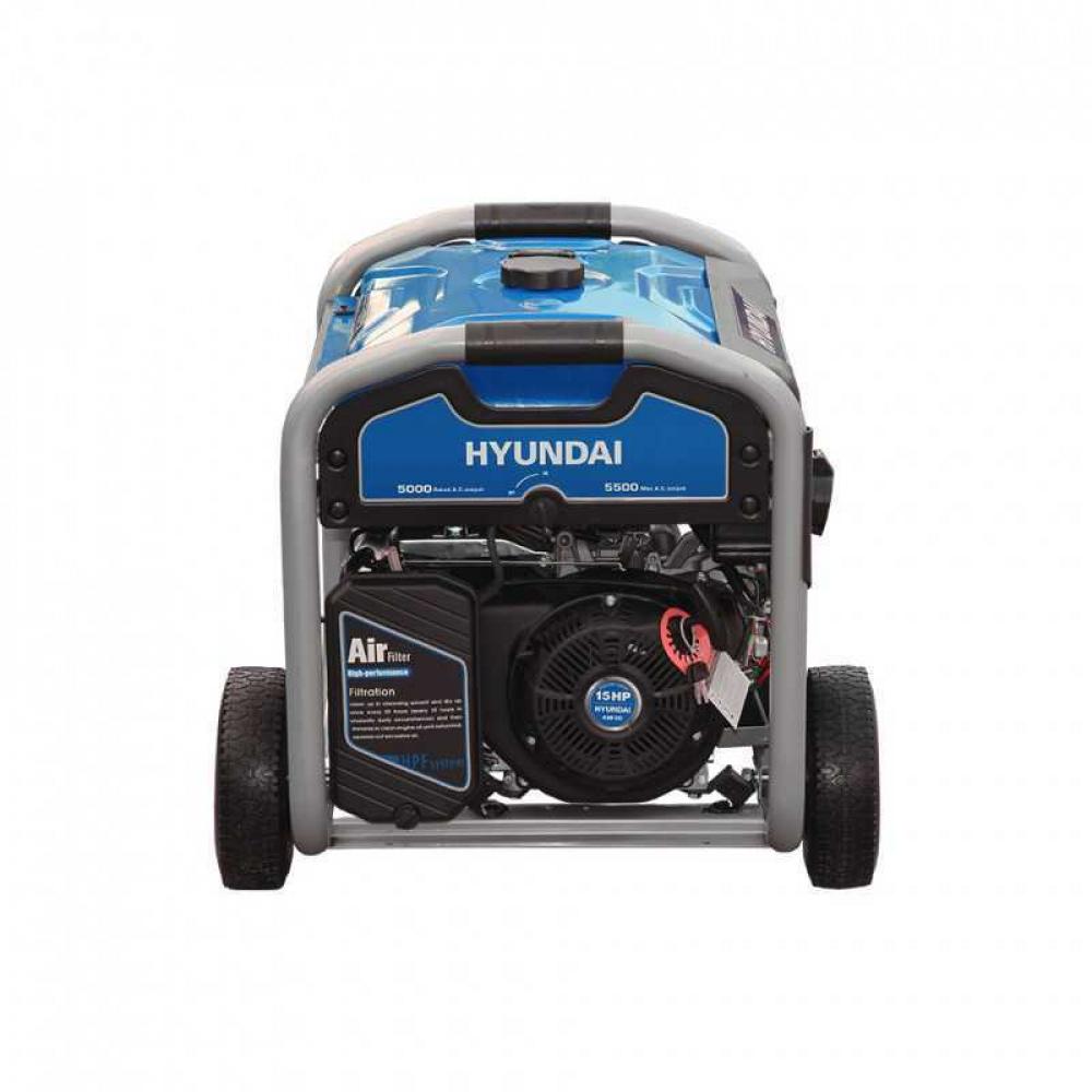 HYUNDAI 5500 Watt AVR BENZIN-GENERATOR BG55053 vorne