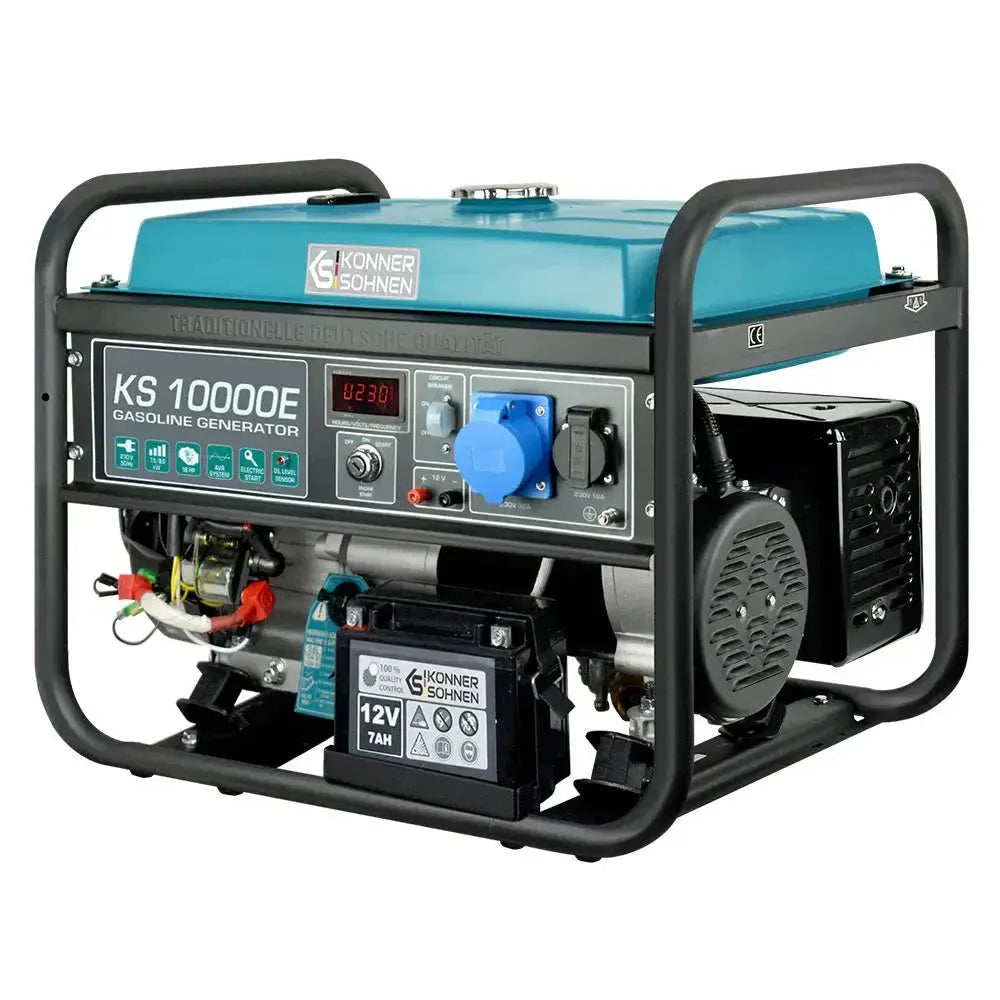 Benzin AVR Stromerzeuger 8000 Watt Könner & Söhnen KS 10000E mit E-Start Könner & Söhnen