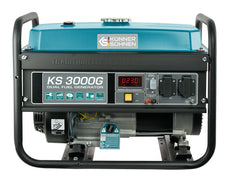 DualFuel Stromerzeuger AVR 3000 Watt Könner & Söhnen KS 3000G