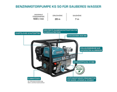 Motorpumpe für sauberes Wasser KS 50