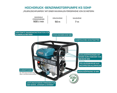 Wasserpumpe für sauberes Wasser KS 50HP