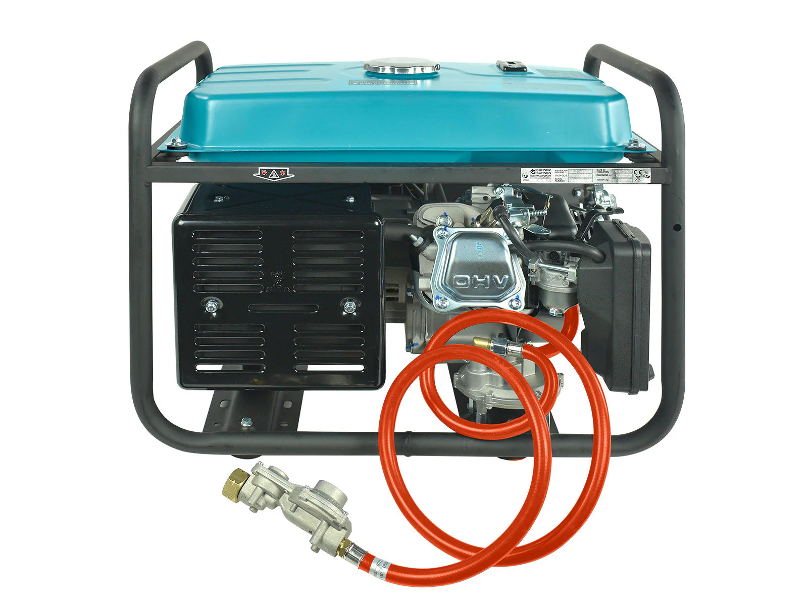 DualFuel Stromerzeuger AVR 5500 Watt Könner & Söhnen KS 7000E G